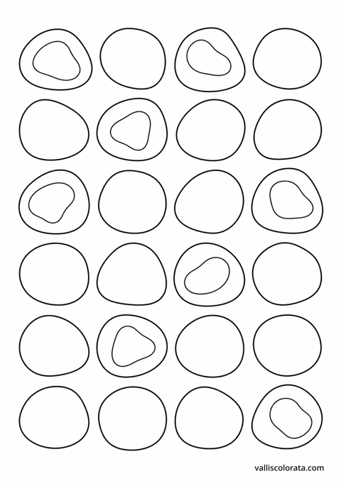 Pebble Mosaic. A Gentle Patterns coloring page from Gentle Patterns. Download the branded PNG or A4 PDF.