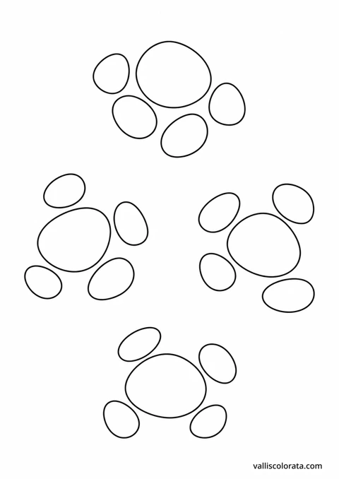 Pebble Islands. A Gentle Patterns coloring page from Gentle Patterns. Download the branded PNG or A4 PDF.