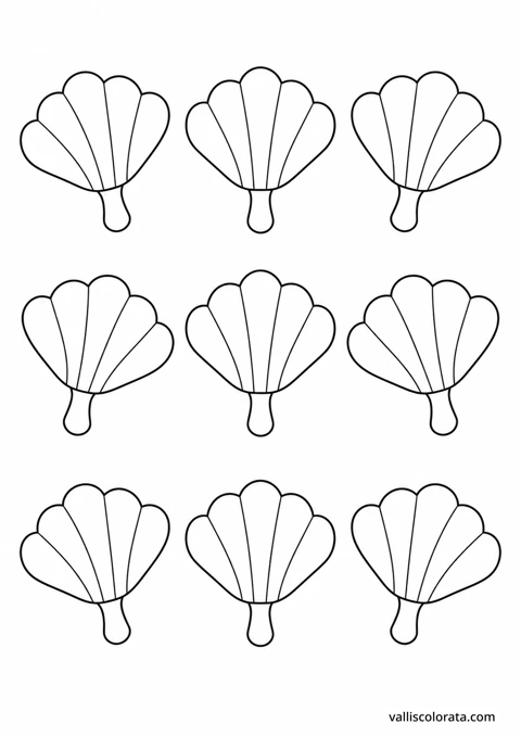 Fan Leaves. A Gentle Patterns coloring page from Gentle Patterns. Download the branded PNG or A4 PDF.