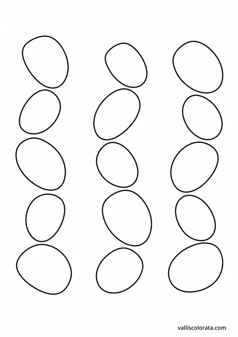 Three Stone Paths. A Gentle Patterns coloring page from Gentle Patterns. Download the branded PNG or A4 PDF.