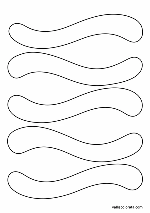 A Few Quiet Waves. A Gentle Patterns coloring page from Gentle Patterns. Download the branded PNG or A4 PDF.